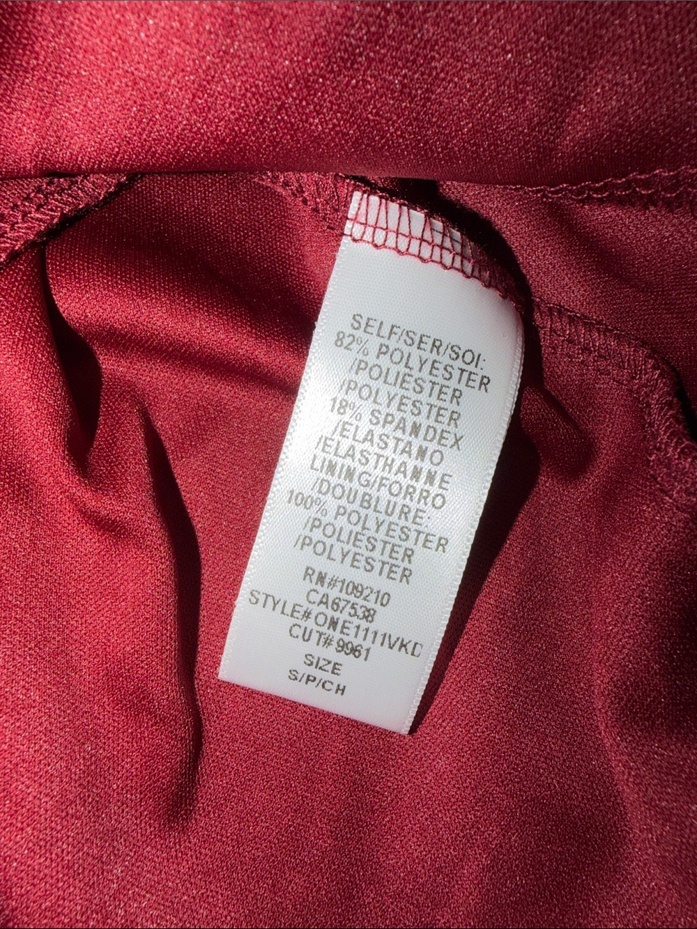 Windsor Halter Ruched Mini Dress in Deep Burgundy with front opening small - Picture 5 of 5